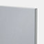 Porte de meuble de cuisine GoodHome Alisma Gris l. 14.7 cm x H. 89.5 cm