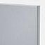Porte de meuble de cuisine GoodHome Alisma Gris l. 39.7 cm x H. 89.5 cm