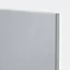 Porte de meuble de cuisine GoodHome Alisma Gris l. 59.7 cm x H. 71.5 cm
