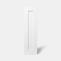 Porte de meuble de cuisine GoodHome Alpinia Blanc l. 24.7 cm x H. 89.5 cm