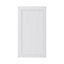 Porte de meuble de cuisine GoodHome Artemisia Blanc mouluré l. 39.7 cm x H. 71.5 cm