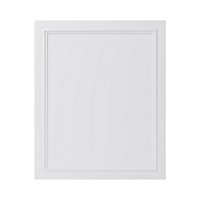 Porte de meuble de cuisine GoodHome Artemisia Blanc mouluré l. 59.7 cm x H. 72.3 cm