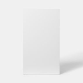 Porte de meuble de cuisine GoodHome Balsamita Blanc l. 39.7 cm x H. 71.5 cm
