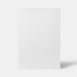 Porte de meuble de cuisine GoodHome Balsamita Blanc l. 49.7 cm x H. 71.5 cm