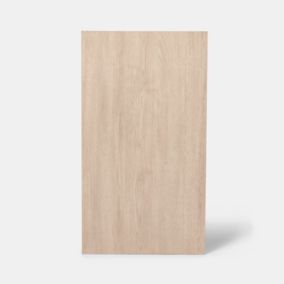 Porte de meuble de cuisine GoodHome Chia chêne clair l. 39.7 cm x H. 71.5 cm
