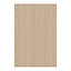 Porte de meuble de cuisine GoodHome Chia effet chêne clair H. 89,5 x l. 59,7 cm x Ép. 18 mm