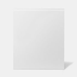 Porte de meuble de cuisine GoodHome Garcinia blanc brillant l. 59.7 cm x H. 71.5 cm