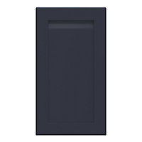 Porte de meuble de cuisine GoodHome Garcinia bleu mat H. 71,5 cm x l. 44,7 cm