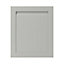 Porte de meuble de cuisine GoodHome Garcinia ciment l. 59.7 cm x H. 71.5 cm
