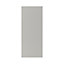 Porte de meuble de cuisine GoodHome Stevia gris mat l. 29,7 x H. 71,5 cm