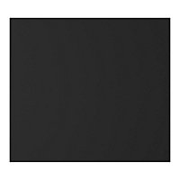 Porte de meuble de cuisine GoodHome Stevia noir l. 39.7 cm x H. 35.6 cm