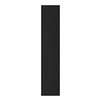 Porte de meuble de cuisine GoodHome Stevia noir mat l. 14,7 x H. 71,5 cm