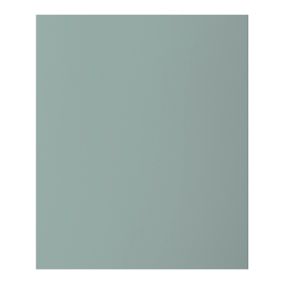 Porte de meuble de cuisine GoodHome Stevia vert mat l. 59,7 x H. 71,5 cm