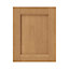 Porte de meuble de cuisine GoodHome Verbena chêne naturel l. 44.7 cm x H. 57.1 cm