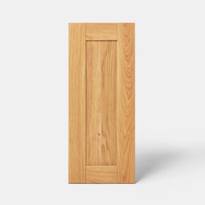 Porte de meuble de cuisine GoodHome Verbena chêne massif l. 29.7 cm x H. 71.5 cm