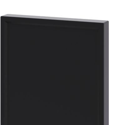 Porte de meuble de cuisine Pasilla noir mat l. 15 cm x H. 72 cm GoodHome
