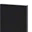 Porte de meuble de cuisine Pasilla noir mat l. 15 cm x H. 90 cm GoodHome