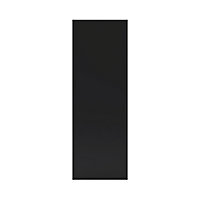 Porte de meuble de cuisine Pasilla noir mat l. 25 cm x H. 72 cm GoodHome