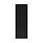Porte de meuble de cuisine Pasilla noir mat l. 25 cm x H. 72 cm GoodHome