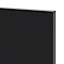 Porte de meuble de cuisine Pasilla noir mat l. 30 cm x H. 72 cm GoodHome