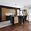 Porte de meuble de cuisine Pasilla noir mat l. 40 cm x H. 72 cm GoodHome