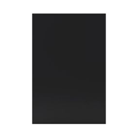 Porte de meuble de cuisine Pasilla noir mat l. 60 cm x H. 90 cm GoodHome