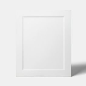 Porte de meuble de cuisine pour électroménager Artemisia blanc mat l. 60 cm x H. 72 cm GoodHome