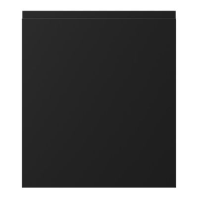 Porte de meuble de cuisine pour électroménager Garcinia noir mat l.60 x H.70 cm GoodHome