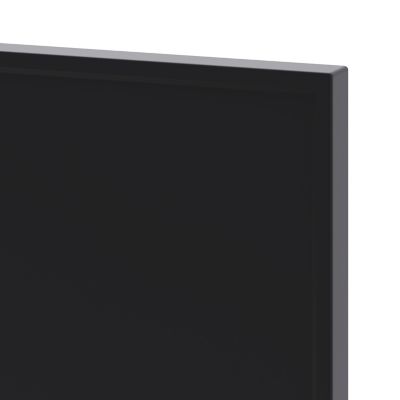 Porte de meuble de cuisine pour électroménager Pasilla noir mat l. 60 cm x H. 72 cm GoodHome