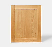 Porte de meuble de cuisine pour électroménager Verbena chêne massif l. 60 cm x H. 72 cm GoodHome