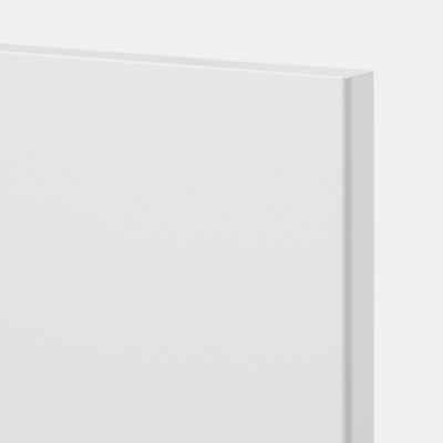 Porte de meuble de cuisine Stevia blanc brillant l. 15 cm x H. 90 cm GoodHome