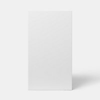 Porte de meuble de cuisine Stevia blanc brillant l. 50 cm x H. 90 cm GoodHome