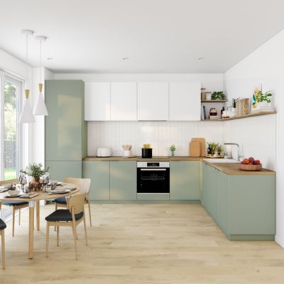 Porte de meuble de cuisine Stevia blanc mat l.40 x H.72 cm GoodHome