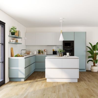 Porte de meuble de cuisine Stevia blanc mat l.40 x H.72 cm GoodHome