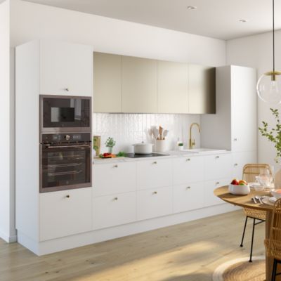 Porte de meuble de cuisine Stevia blanc mat l.40 x H.72 cm GoodHome