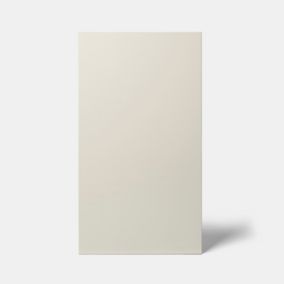 Porte de meuble de cuisine Stevia crème brillant l. 50 cm x H. 90 cm GoodHome