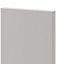 Porte de meuble de cuisine Stevia gris mat l. 15 cm x H. 72 cm GoodHome