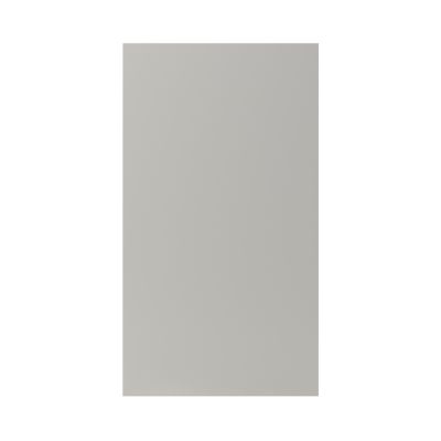 Porte de meuble de cuisine Stevia gris mat l. 50 cm x H. 90 cm GoodHome