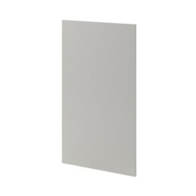 Porte de meuble de cuisine Stevia gris mat l. 50 cm x H. 90 cm GoodHome