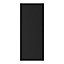 Porte de meuble de cuisine Stevia noir mat l. 30 cm x H. 72 cm GoodHome
