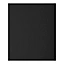 Porte de meuble de cuisine Stevia noir mat l. 60 cm x H. 72 cm GoodHome