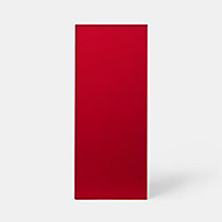 Porte de meuble de cuisine Stevia rouge brillant l. 30 cm x H. 72 cm GoodHome