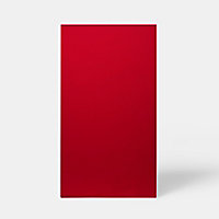 Porte de meuble de cuisine Stevia rouge brillant l. 40 cm x H. 72 cm GoodHome