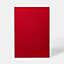 Porte de meuble de cuisine Stevia rouge brillant l. 50 cm x H. 72 cm GoodHome