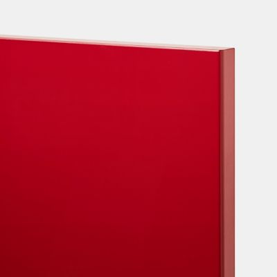 Porte de meuble de cuisine Stevia rouge brillant l. 60 cm x H. 72 cm GoodHome