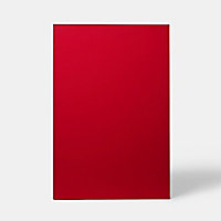 Porte de meuble de cuisine Stevia rouge brillant l. 60 cm x H. 90 cm GoodHome