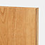 Porte de meuble de cuisine Verbena chêne massif l. 15 cm x H. 72 cm GoodHome