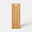 Porte de meuble de cuisine Verbena chêne massif l. 25 cm x H. 72 cm GoodHome