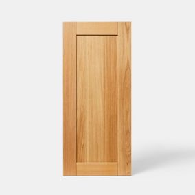 Porte de meuble de cuisine Verbena chêne massif l. 40 cm x H. 90 cm GoodHome