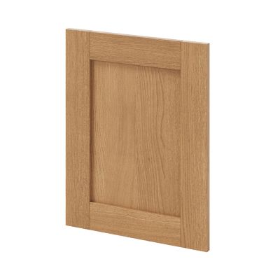 Porte De Placard De Cuisine En Chêne Massif – 500 Mm X 550 Mm, Style Ferme, Finition Vernie